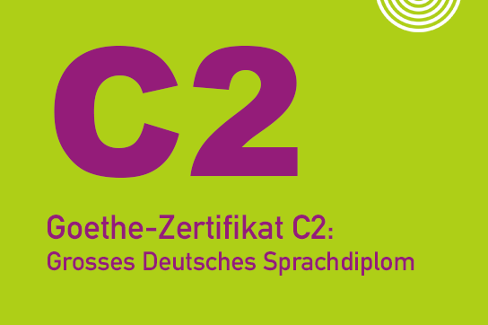 Am 19. und 20. Februar 2024 findet die Goethe-C2-Prüfung statt (Grosses Deutsches Sprachdiplom)