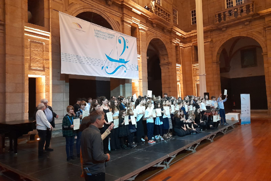 Großer Erfolg beim Landeswettbewerb Jugend musiziert 2024 an der Deutschen Schule zu Porto