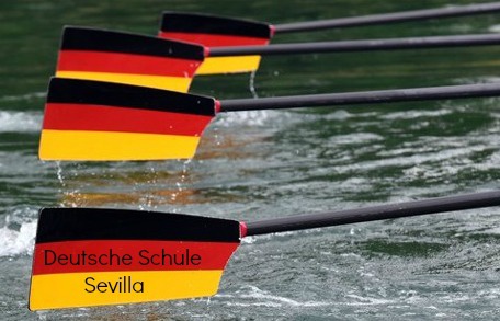 Participación histórica del Deutsche Schule sevilla en una regata oficial de remo olímpico