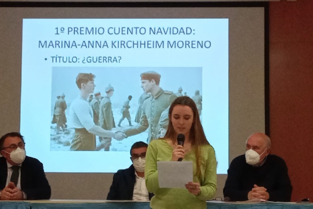 PRIMER PREMIO DEL CONCURSO “CUENTO DE NAVIDAD”: MARINA KIRCHHEIM - 2º de Bachillerato